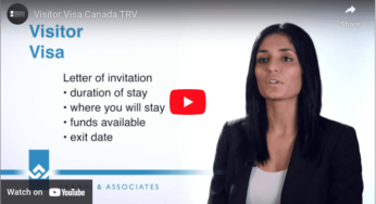 Visitor Visa Canada TRV Video