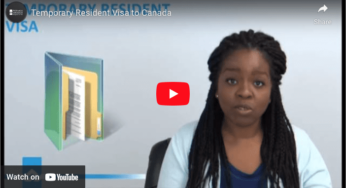Temporary Resident Visa to Canada Video