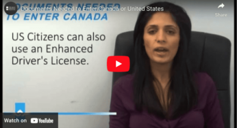 Documents Needed to Enter Canada Or United States Video