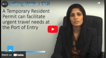 Travelling to Canada with a DUI Video