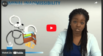 Criminal Inadmissibility Video