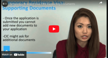 Temporary Resident Visa TRV Supporting Documents Video