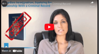 Applying for Canadian Citizenship with Criminal Record Video