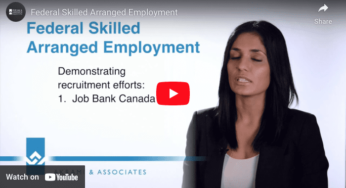 Federal Skilled Arranged Employment Video