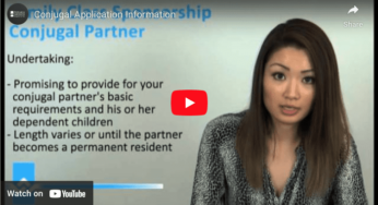 Conjugal Application Information Video