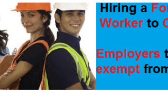 Employers that are Exempt from LMIA