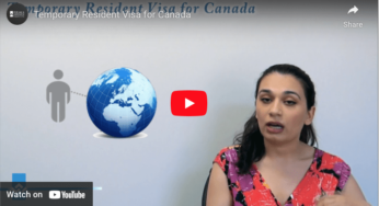 Temporary Resident Visa for Canada Video