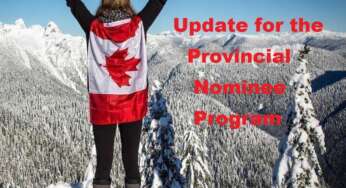 Update for the Provincial Nominee Program
