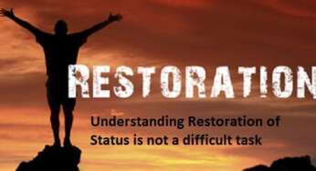 Understanding Restoration of Status