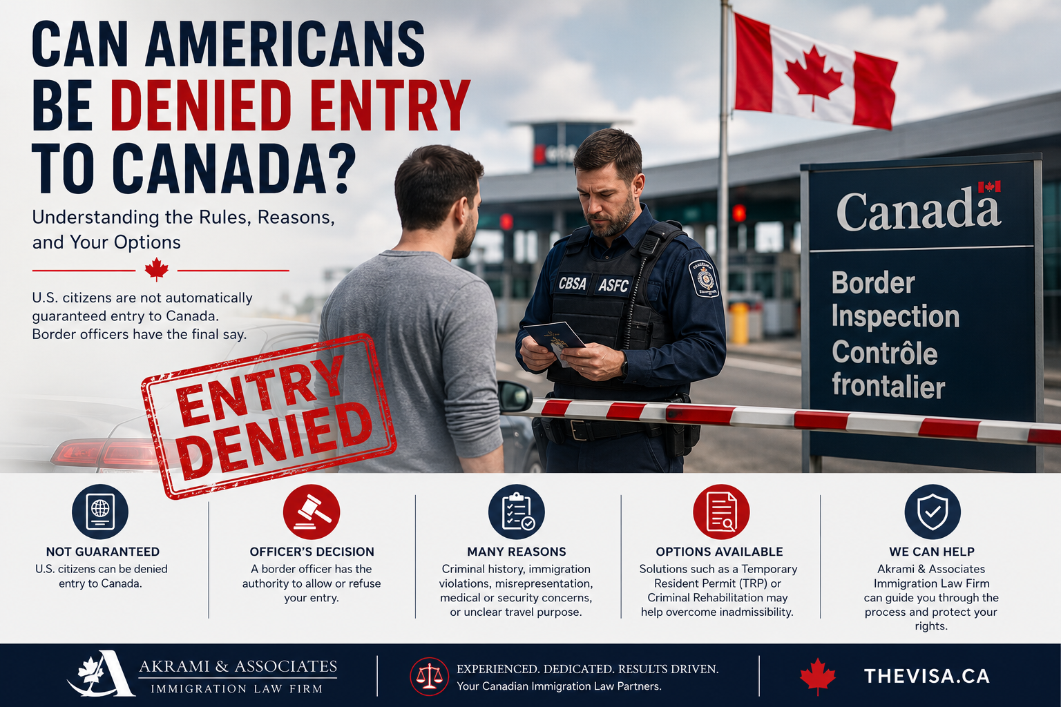 Can Americans Be Denied Entry to Canada?